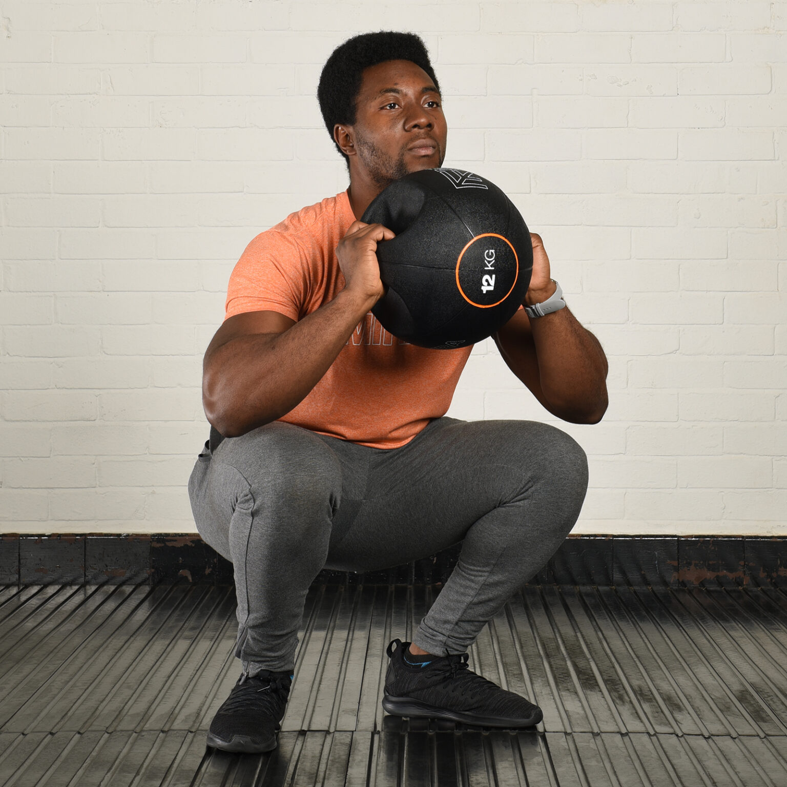 12kg Double Handle Dual Grip Medicine Ball Strength/Fitness Core